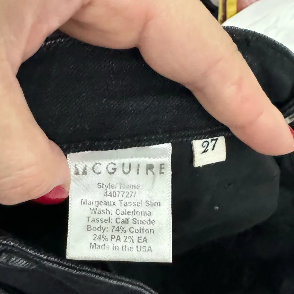 McGuire Margaux Mid Rise Tassel Jeans - Picture 6 of 6